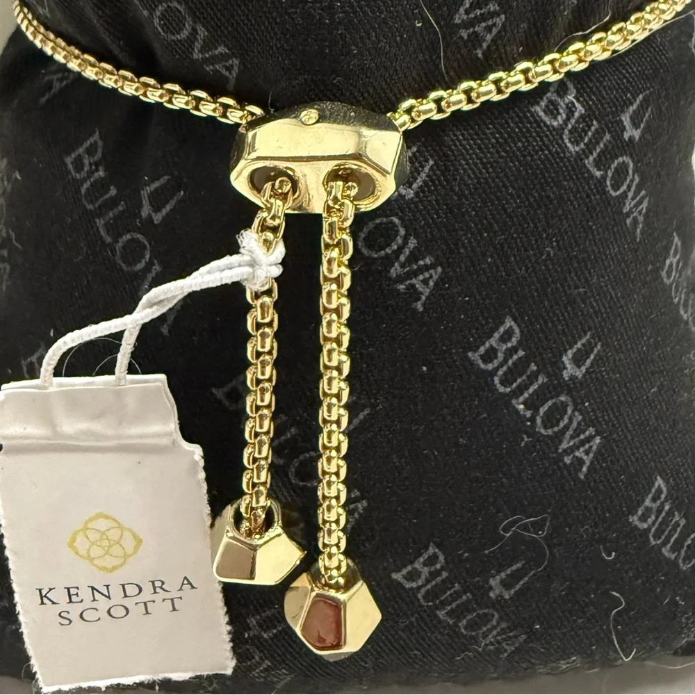 NWT Kendra Scott OTT beautiful Gold adjustable chain bracelet⭐️ Host Pick ⭐️ - Picture 3 of 9